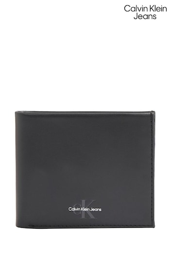 Calvin Klein Jeans Black Monogram Bifold Wallet (Q85754) | £55