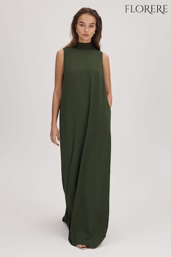 Florere High Neck Maxi Dress (Q85773) | £148