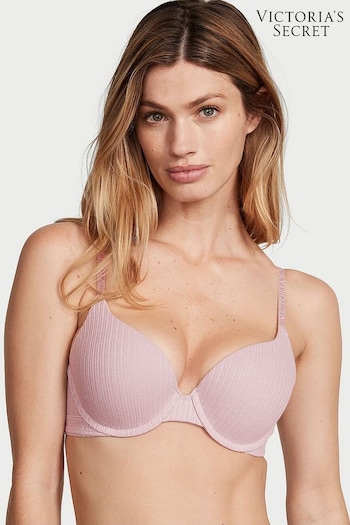 Victoria's Secret Pale Plum Purple Drop Printedle Full Cup Push Up Bra (Q85896) | £35