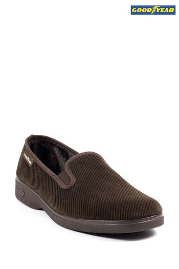 Goodyear Marshall Brown Full Brown Slippers (Q85960) | £25