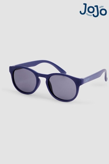 JoJo Maman Bébé Navy Round top-bar Sunglasses (Q86013) | £12.50