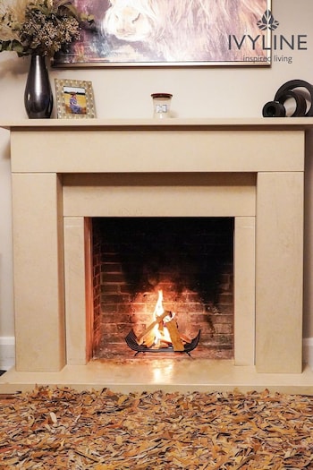 Ivyline Black Christmas Fire Grate (Q86125) | £50