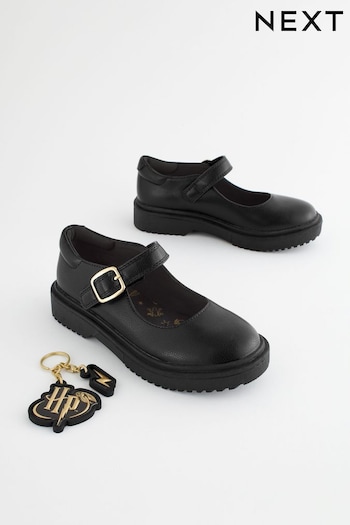 Black Harry Potter Chunky Mary Jane School Shoes (Q86135) | £32 - £39