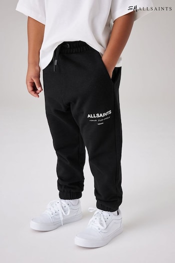 smALLSAINTS Black Underground Straight Cuffed Sweatpants (Q86197) | £25 - £29