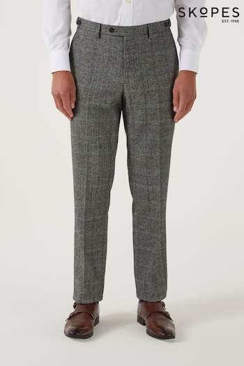 Skopes Rowan Grey Tailored Fit Suit Trousers (Q86220) | £74