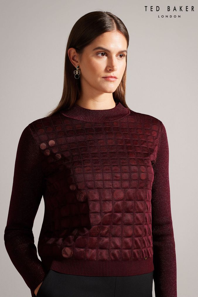 Ted Baker Yivonne Trapped Sequin Jumper (Q86589) | £145