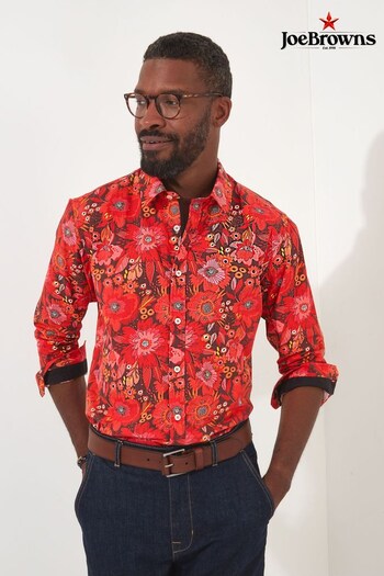 Joe Browns Red Funky Floral Shirt (Q86605) | £45