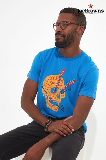 Joe Browns Blue Hit The Slopes T-Shirt (Q86620) | £27