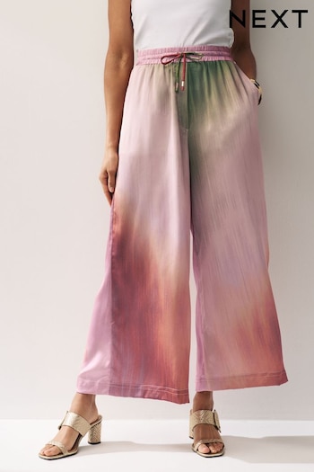 Multi Blur Print Straight Leg Alexandria Trousers (Q86673) | £48