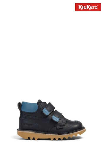 Kickers Blue Kick Hi Roll NEW Boots (Q86684) | £57
