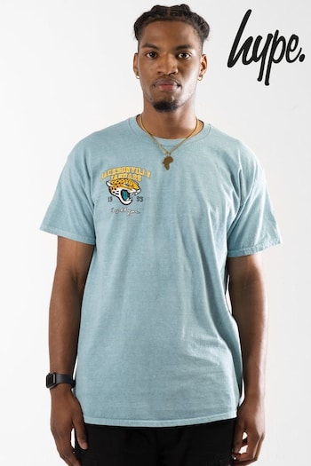 Hype. Adults Blue Jacksonville Jaguars T-Shirt (Q86698) | £30