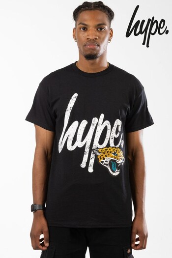 Hype. Adults Jacksonville Jaguars Black T-Shirt (Q86699) | £30