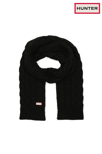 Hunter Cable Knit Scarf (Q86779) | £65