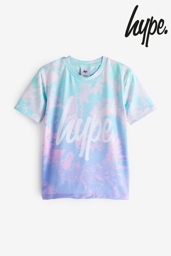 Hype Girls Multi Pastel Tie Dye T-Shirt (Q87220) | £20