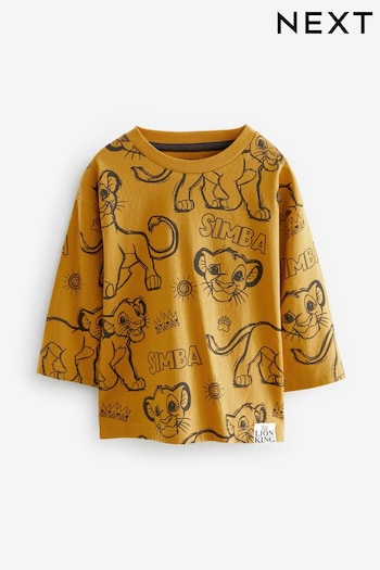 Yellow Lion King Long Sleeve T-Shirt (3mths-8yrs) (Q87308) | £8 - £10