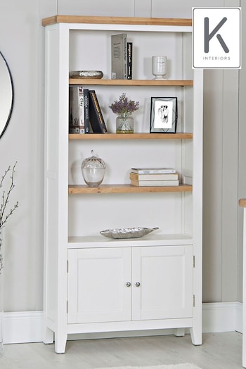 K Interiors White Windsor Large Bookcase (Q87326) | £550