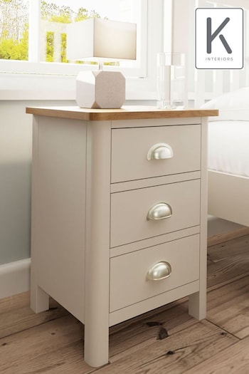 K Interiors Truffle Lana Large Bedside Cabinet (Q87351) | £155