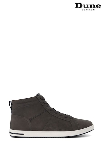Dune London Sezzy Perf Detail Hi Top Trainers (Q87352) | £85