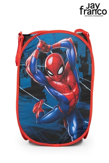 Jay Franco Marvel Spiderman Web Swinger 80L Pop-Up Laundry Hamper for Clothes or Toys (Q87492) | £15