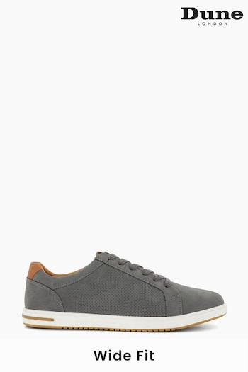 Dune London Grey Wide fit Tezzy Perf Trainers (Q87536) | £75