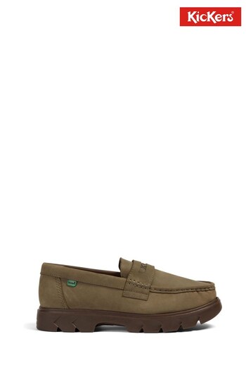 Kickers Green Lennon Loafers (Q87575) | £99