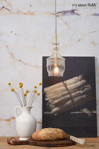 Its About Romi Gold Brussels Straight Glass Hanging Ceiling Light (Q87627) | £125