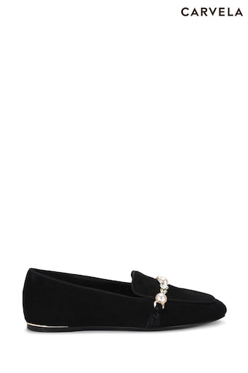 Carvela Precious Black Loafers (Q87870) | £119