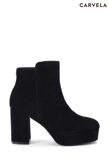 Carvela Serafina Black Ankle Boots (Q87871) | £189