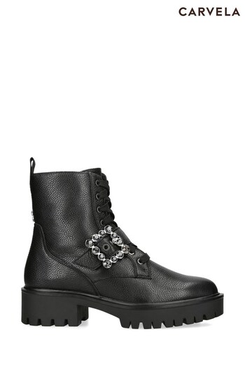 Carvela Opulent Black Ankle Boots (Q87884) | £189