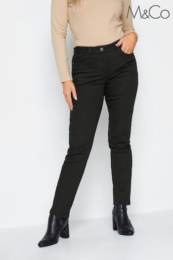 M&Co Black Straight Leg Jeans (Q87940) | £29