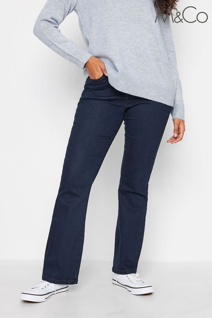 Women s Blue Straight Jeans Next Official Site