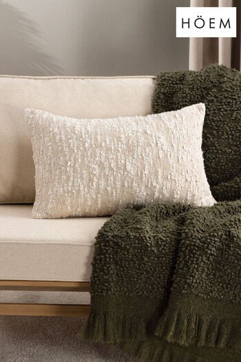 HÖEM Natural Eloise Boucle Polyester Filled Cushion (Q88014) | £20