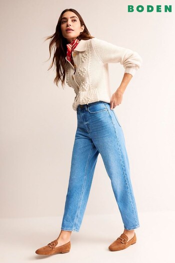 Boden Blue High Rise '90s Tapered Jeans (Q88081) | £85