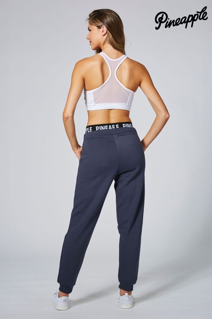 Navy blue hotsell tracksuit bottoms womens