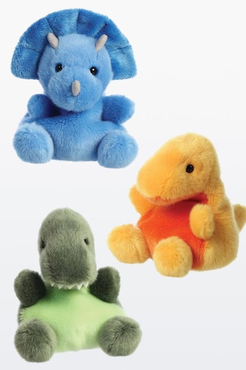 Aurora World Blue Palm Pals Dinosaur Collectable Plush Toys (Q88100) | £24