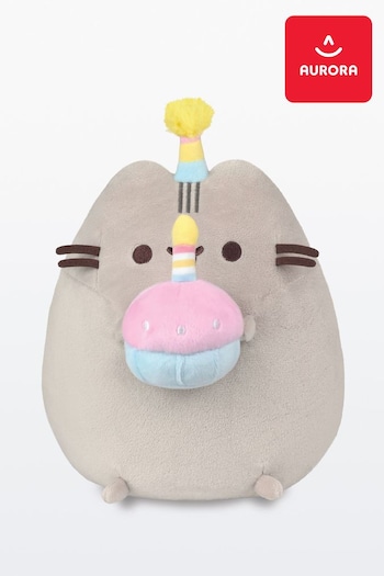 Aurora World Grey Offical Licensed Pusheen Party Plush Toy (Q88125) | £27