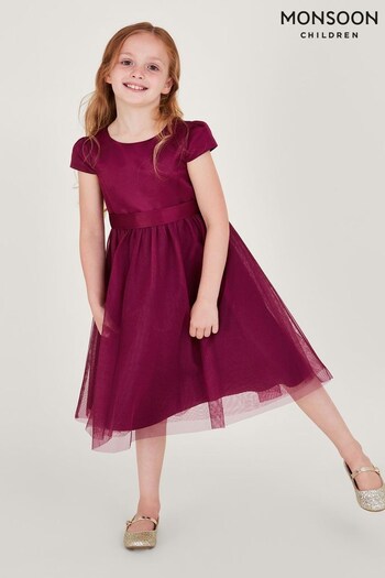 Monsoon Red Tulle Bridesmaid Dress (Q88223) | £45 - £55