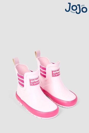 JoJo Maman Bébé Pink Ankle Wellies (Q88274) | £19.50
