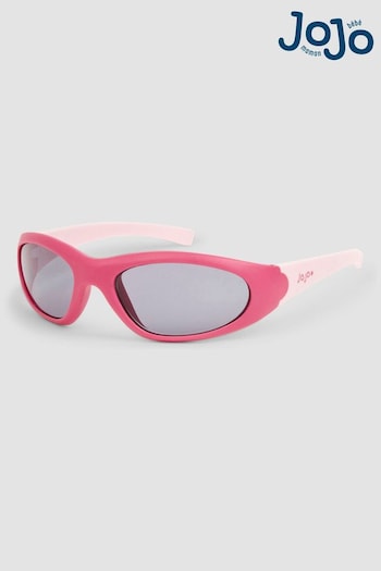 JoJo Maman Bébé Fuchsia Colour Block Rectangle Sunglasses (Q88286) | £12.50
