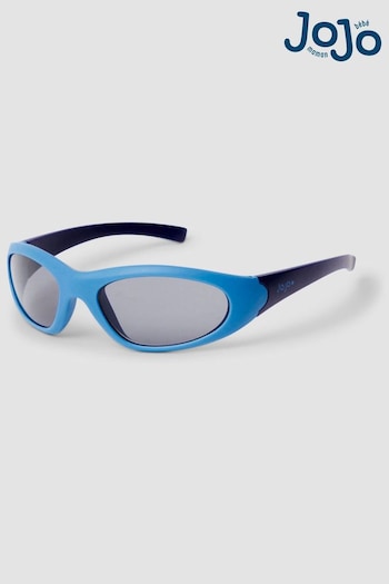 JoJo Maman Bébé Blue Colour Block Rectangle Sunglasses (Q88293) | £12.50