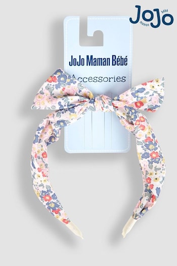 JoJo Maman Bébé Floral Bow Headband (Q88311) | £7