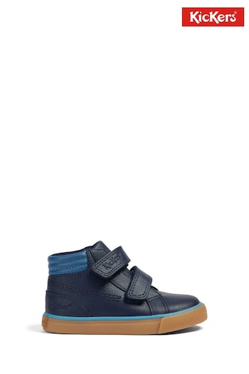 Kickers Blue Tovni Hi Padded Shoes (Q88581) | £48