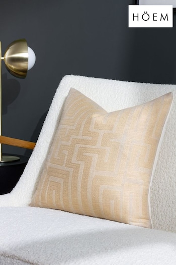 HÖEM Natural Lauder Jacquard Polyester Filled Cushion (Q88586) | £17