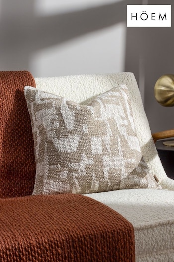 HÖEM Natural Ola Jacquard Polyester Filled Cushion (Q88641) | £25