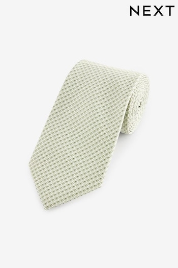 Sage Green Textured Tie (Q88735) | £10