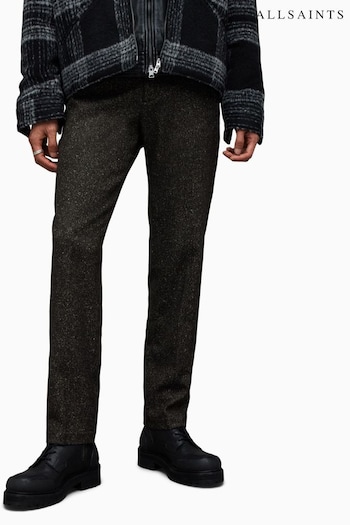 AllSaints Black Corvus lucas Trousers (Q88908) | £149