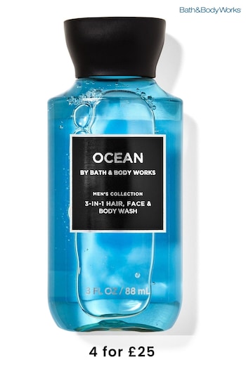 Bath & Body Works Ocean Travel Size Body Wash 3 fl oz / 88 mL (Q88971) | £9