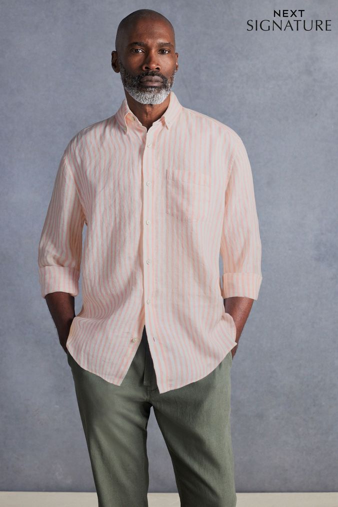 Linen long sleeve shirts clearance
