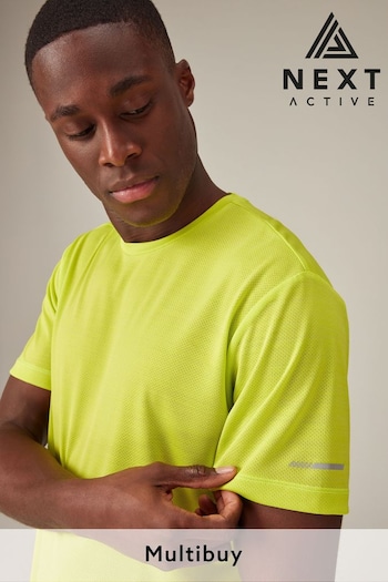 Yellow Active Mesh Training T-Shirt (Q89191) | £16