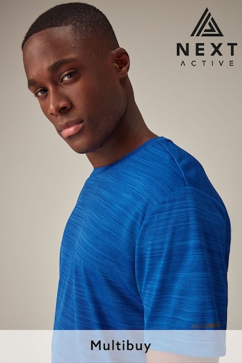 Cobalt Blue Active Mesh Training T-Shirt (Q89207) | £16